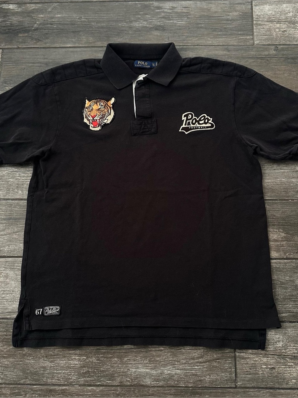 Ralph Lauren Vintage 2017 Polo Tiger Polo Shirt XLT